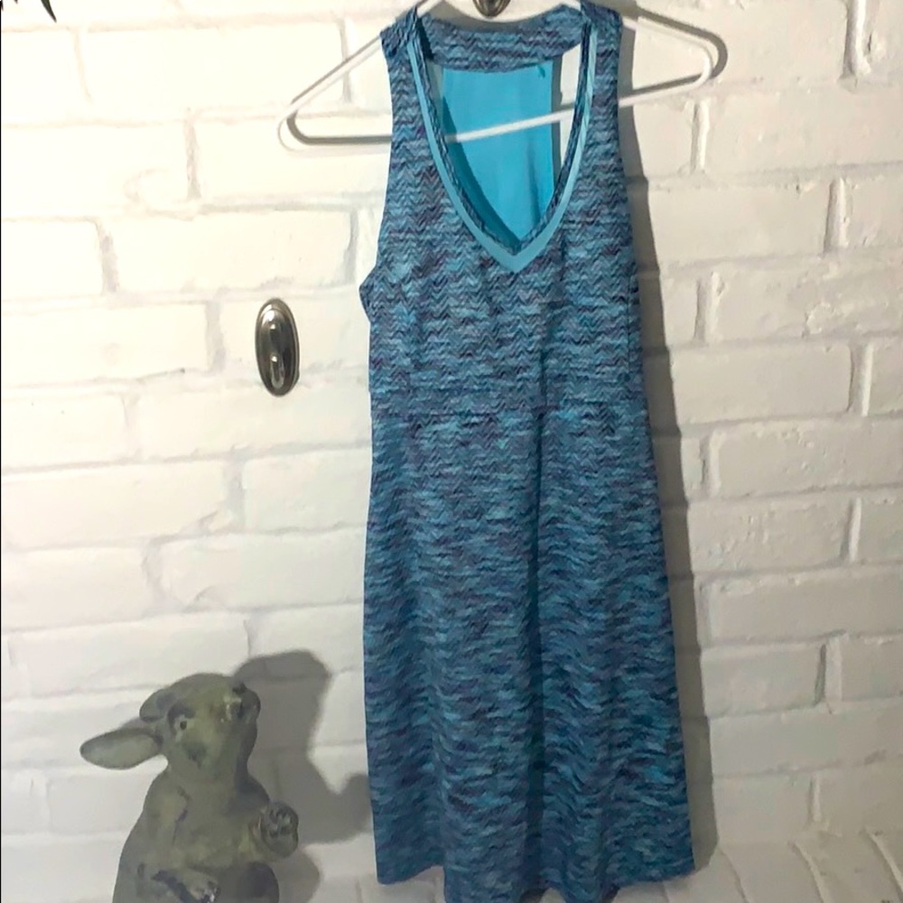 MPG Mondetta Dress Large Blue Athletic Travel Perf
